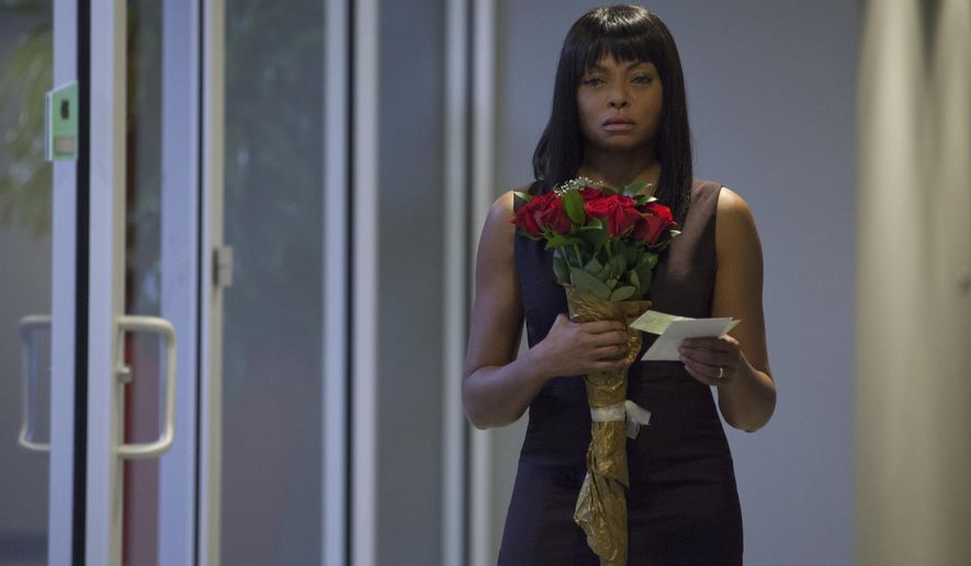 This image released by Lionsgate shows Taraji P. Henson in a scene from "Tyler Perry's Acrimony." (Chip Bergmann/Lionsgate via AP)