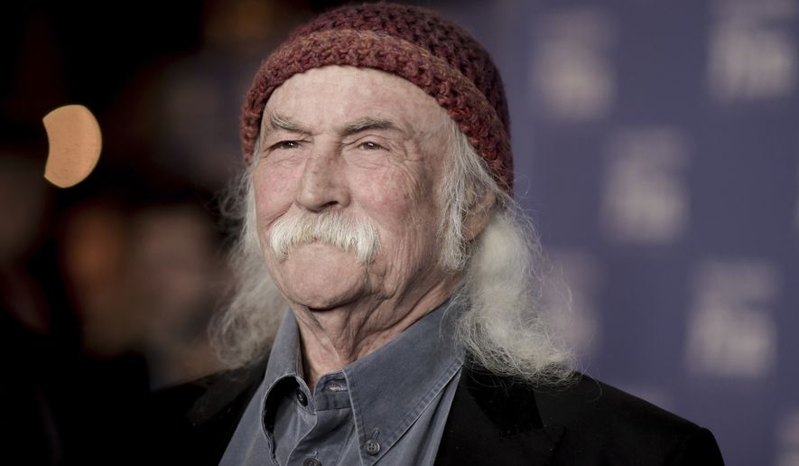 David Crosby on Saturday evening wrote on Twitter &quot;oh boy ... burn baby burn&quot; while the news was developing of the four-alram fire at Trump Tower that killed 67-year-old art dealer Todd Brassner. (Associated Press)