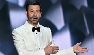 &quot;After some thought, I realize that the level of vitriol from all sides (mine and me included) does nothing good for anyone and, in fact, is harmful to the country,&quot; Jimmy Kimmel said in a statement he posted to Twitter on Sunday. (Associated Press)