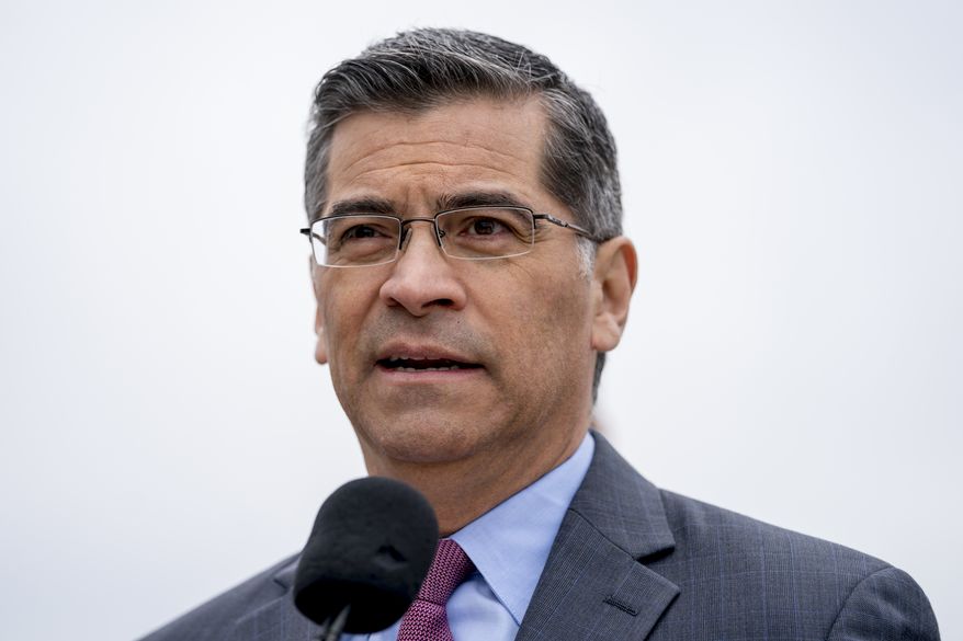 &quot;We&#x27;re taking this action to protect the health and financial security of millions of people in our country, as well as billions of dollars of federal funds that go to our states to make sure that we can afford the health care that our families need,&quot; California Attorney General Xavier Becerra said. (Associated Press)