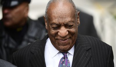 Bill Cosby arrives for his sexual assault trial at the Montgomery County Courthouse, Monday, April 9, 2018, in Norristown, Pa. (AP Photo/Corey Perrine)