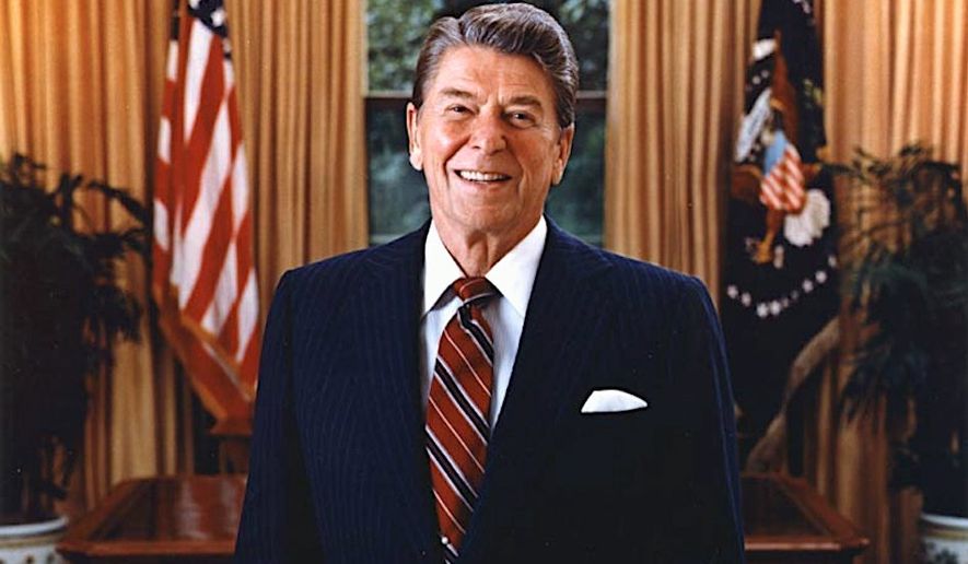 Ronald Reagan in his official portrait in 1985. The Reagan Institute will see to the late president&#39;s &quot;unfinished business&quot; in the nation&#39;s capital. (Ronald Reagan Presidential Foundation)