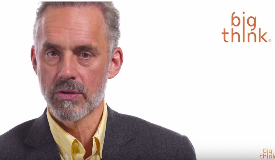 Clinical psychologist Dr. Jordan B. Peterson discusses the moral obligation of moderate leftists during a presentation for the YouTube channel Big Think, published April 12, 2018. (Image: YouTube, Big Think)