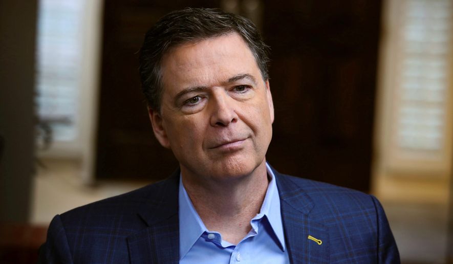 Former FBI director James B. Comey Mr. Comey is on a book tour, with multiple media interviews, to promote, &quot;Higher Loyalty: Truth, Lies, and Leadership,&quot; an account of his time in the Trump administration. (Associated Press)