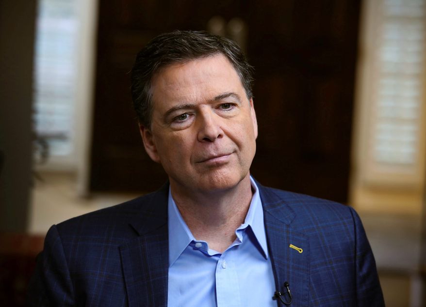 Former FBI director James B. Comey Mr. Comey is on a book tour, with multiple media interviews, to promote, &quot;Higher Loyalty: Truth, Lies, and Leadership,&quot; an account of his time in the Trump administration. (Associated Press)