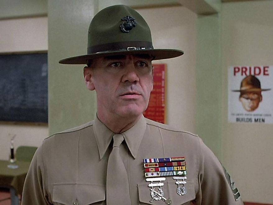R. Lee Ermey, drill sergeant in Stanley Kubrick's "Full Metal Jacket," has died. (Full Metal Jacket)