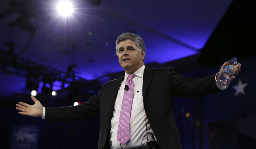 In this March 4, 2016, photo, Sean Hannity of Fox News arrives in National Harbor, Md. Hannity is getting a bruising reminder that this year&#39;s presidential campaign defies traditional political rules. The Fox News Channel and radio host had a nasty spat with Ted Cruz this week, following criticism from both the left and right about his interviews with Donald Trump. (AP Photo/Carolyn Kaster)