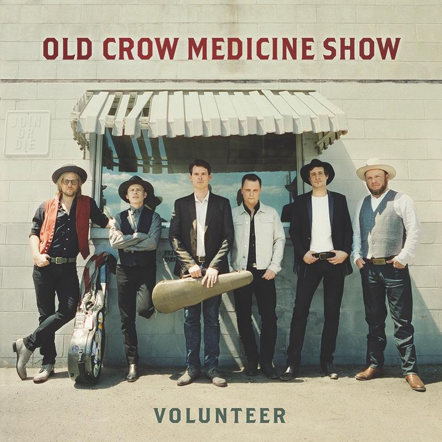 This cover image released by Columbia Records shows "Volunteer," by Old Crow Medicine Show. (Columbia Records via AP)