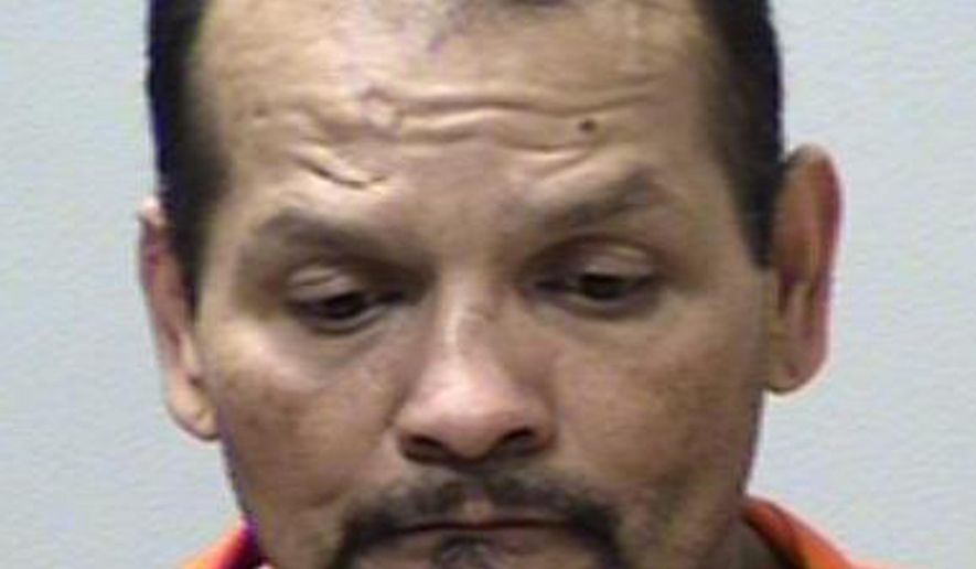 This undated photo provided by the Kalamazoo County Sheriff's Deparment shows David Teneyuqu. The Kalamazoo County Sheriff's Office said Thursday, April 19, 2018, that 48-year-old Teneyuqu died in the confrontation at the Pavilion Estates mobile home park in Pavilion Township. (Kalamazoo County Sheriff's Deparment via AP)