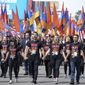 Thousands attend a march in Hollywood, Calif., on Tuesday, April 24, 2018, to commemorate the 103rd anniversary of the Armenian Genocide.  (David Crane/Los Angeles Daily News via AP)