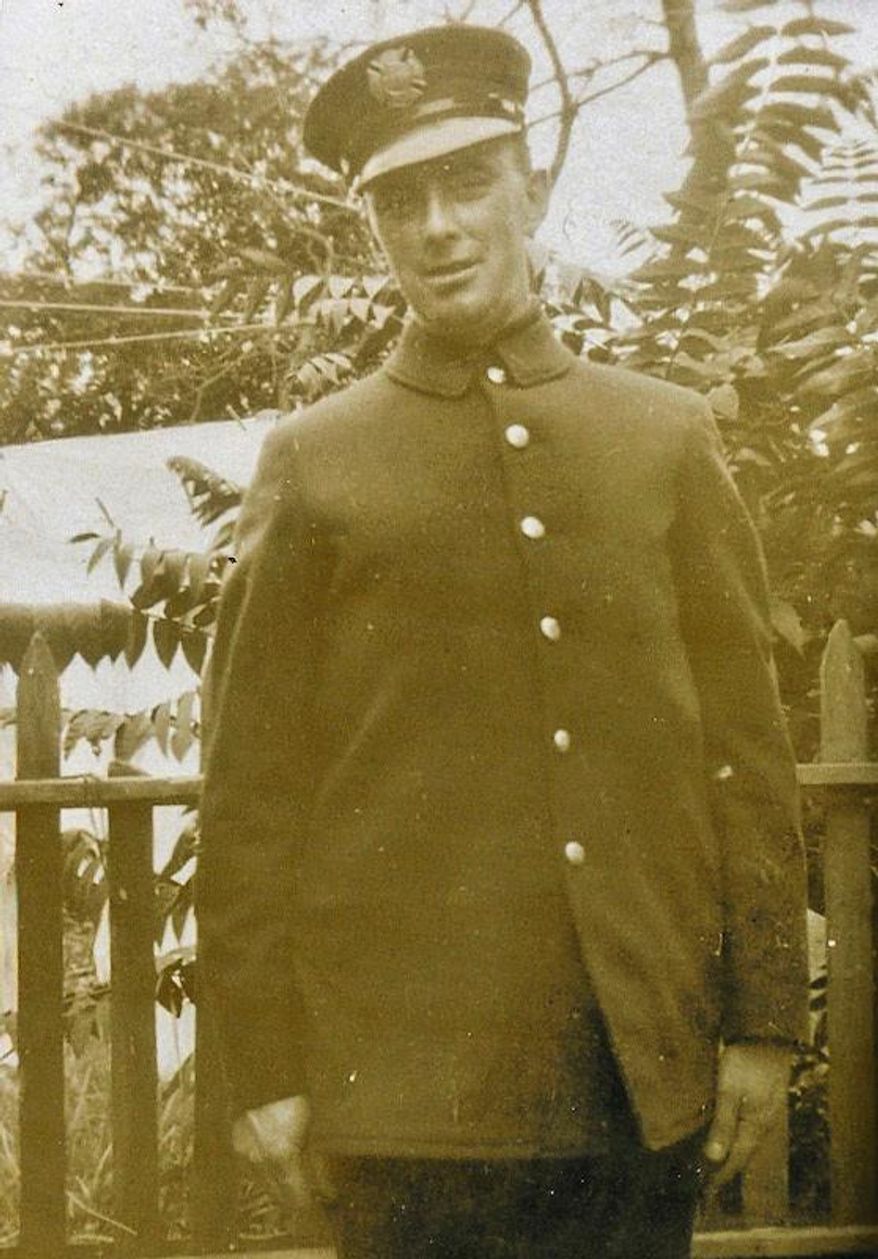 File-This undated file photo provided by Arthur O'Brien shows his grandfather Thomas O'Brien in his fireman's uniform after he joined the FDNY in 1917. O'Brien died on Oct. 27, 1938 after returning to the firehouse from fighting a Manhattan fire, but he was never recognized for dying in the line of duty. New York City will add O'Brien's to the Fire Department of New York's memorial wall, ending a years-long struggle by his descendants who insisted his death was due to an injury he sustained while battling the blaze. (Courtesy of Arthur O'Brien via AP, File)