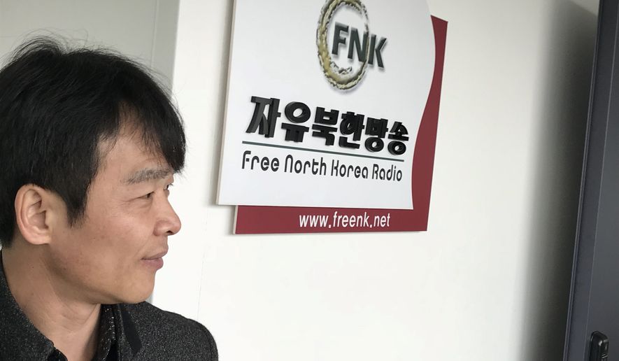 Choi Jung-hoon, a former North Korean army official who defected to South Korea in 2006, helps run Free North Korea Radio, which has been piping news into the North. (Guy Taylor/The Washington Times)
