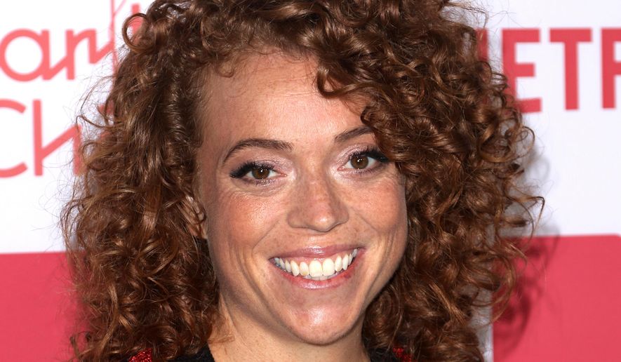 In this March 24, 2018, file photo, Michelle Wolf arrives at the 6th Annual Hilarity For Charity Los Angeles Variety Show at the Hollywood Palladium n Los Angeles. (Photo by Willy Sanjuan/Invision/AP, File)
