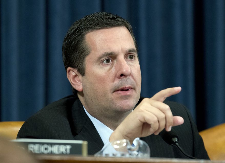 &quot;We have to move quickly to hold the attorney general of the United States in contempt, and that&#39;s what I want to press for this week,&quot; Mr. Nunes said Sunday. (Associated Press/File)