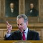 New York Attorney General Eric Schneiderman speaks during Law Day at the Court of Appeals, Monday, May 2, 2016, in Albany, N.Y. (AP Photo/Mike Groll) ** FILE **