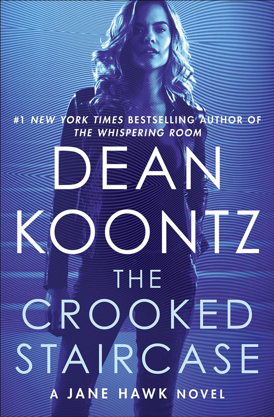 This book cover image released by Bantam shows "The Crooked Staircase," by Dean Koontz. (Bantam via AP)