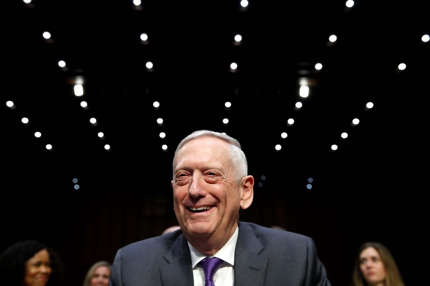 &quot;They continue their malign activities across the region&quot; said Defense Secretary James N. Mattis during a Senate hearing on Wednesday about Iran. (Associated Press)