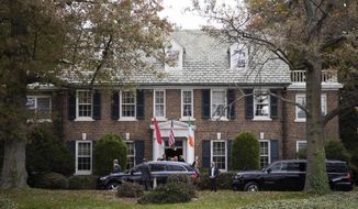 FILE - In this Oct. 25, 2016, file photo, Prince Albert II of Monaco waves after touring a house he recently purchased in Philadelphia.  It’s the home where his mother, Oscar-winning actress Grace Kelly, grew up. Toby Boshak, executive director of the Princess Grace Foundation-USA, tells NBC’s “Today” Friday, May 11, 2018,  that the six-bedroom, 2.5-story Colonial home will be used by Prince Albert and his family whenever they visit Philadelphia.    (AP Photo/Matt Rourke, File)