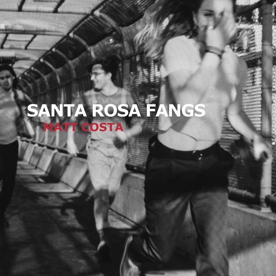 This cover image released by Dangerbird shows "Santa Rosa Fangs," by Matt Costa. (Dangerbird via AP)