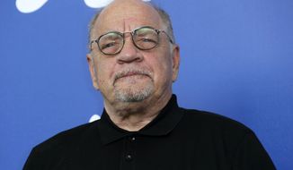FILE - In this Aug. 31, 2017 file photo, director Paul Schrader poses for photographers at the photo call for his film, &amp;quot;First Reformed&amp;quot; during the Venice Film Festival in Venice, Italy. The film releases nationwide on Friday, May 18, 2018. (Photo by Joel Ryan/Invision/AP, File)