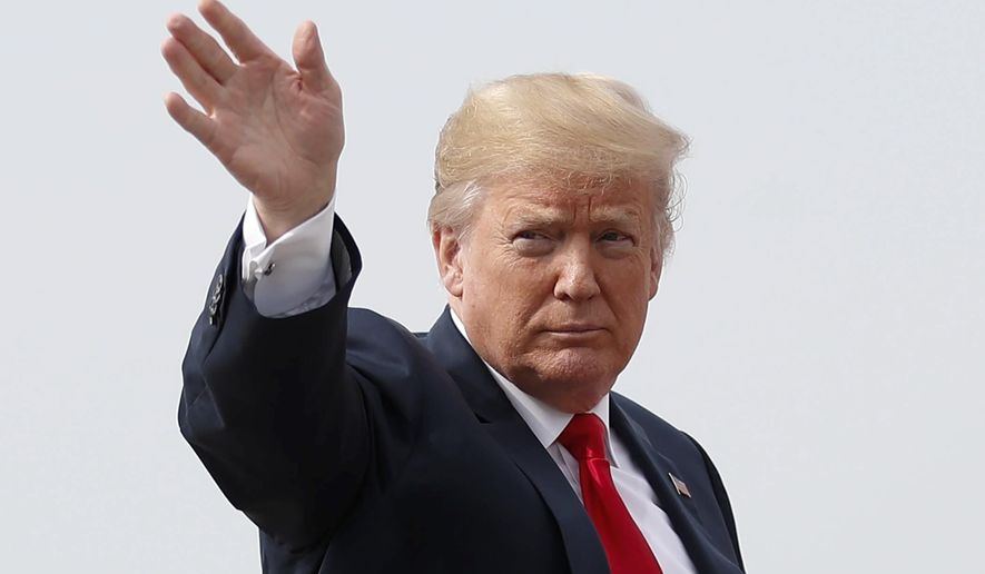 President Trump&#39;s tweets reach about 76 percent of the U.S., says a poll. And Democrats interact with them more than Republicans do. (ASSOCIATED PRESS)