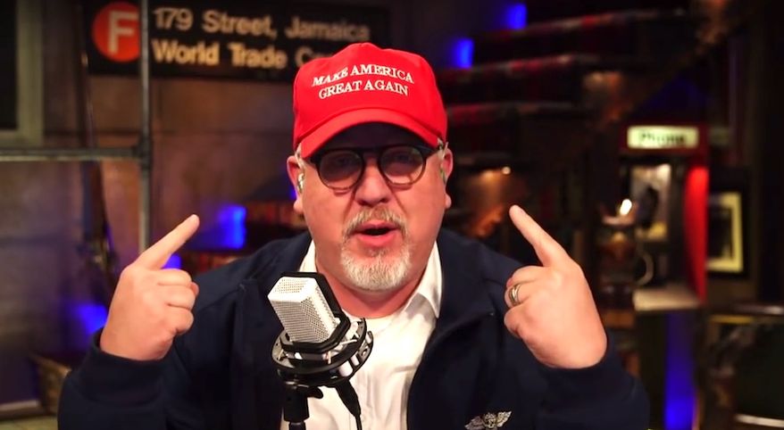 Radio host Glenn Beck told radio listeners on May 18, 2018, that he is officially ready to back President Trump due to the level of media bias towards his administration. (Image: YouTube, TheBlaze screenshot)