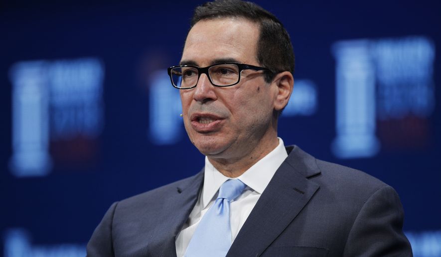 Treasury Secretary Steven Mnuchin said Sunday, May 20, that the United States and China are stepping back from a possible trade trade war between the worlds two biggest economies after two days of talks that he said had produced meaningful progress. (AP Photo/Jae C. Hong, File)