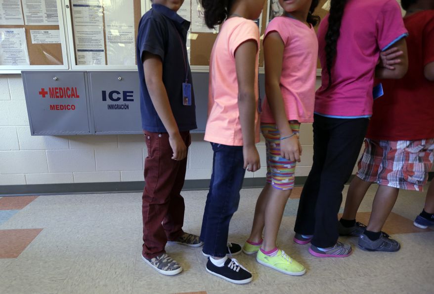 &quot;The eye-popping increase in fraud and abuse shows that these smugglers know it&#39;s easier to get released into America if they are part of a family and if they bring unaccompanied alien children,&quot; said Katie Waldman, a Homeland Security spokeswoman. (Associated Press)