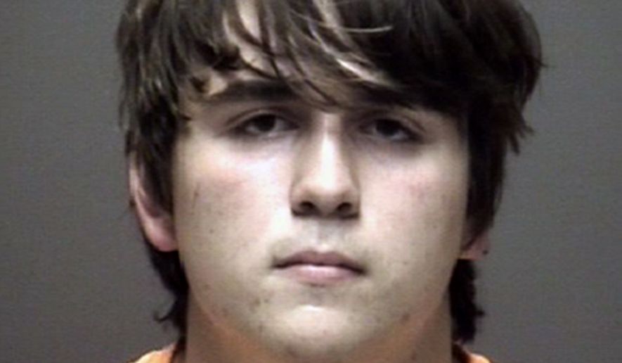 Dimitrios Pagourtzis, who law enforcement officials took into custody Friday, May 18, 2018, and identified as the suspect in the deadly school shooting in Santa Fe, Texas, near Houston. (Galveston County Sheriff&#x27;s Office via AP, File)