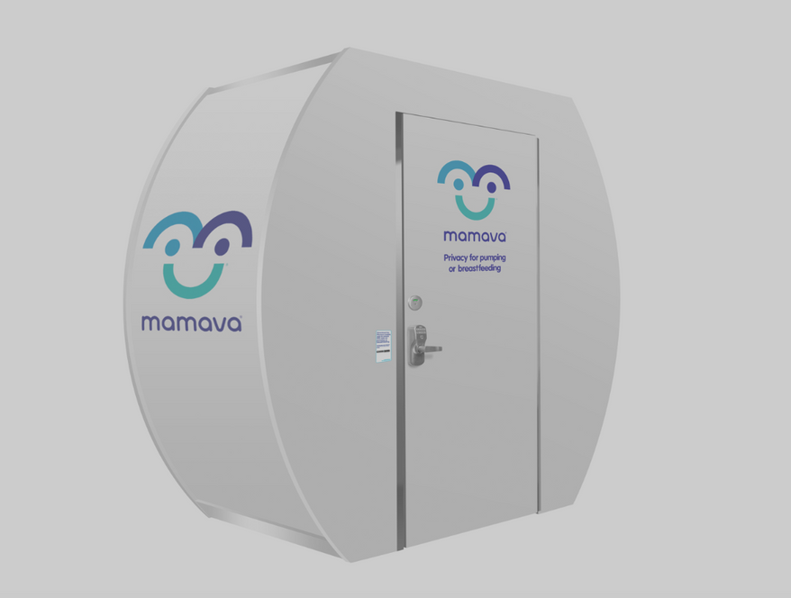 A Mamava lactation room is shown here, via the company's website.