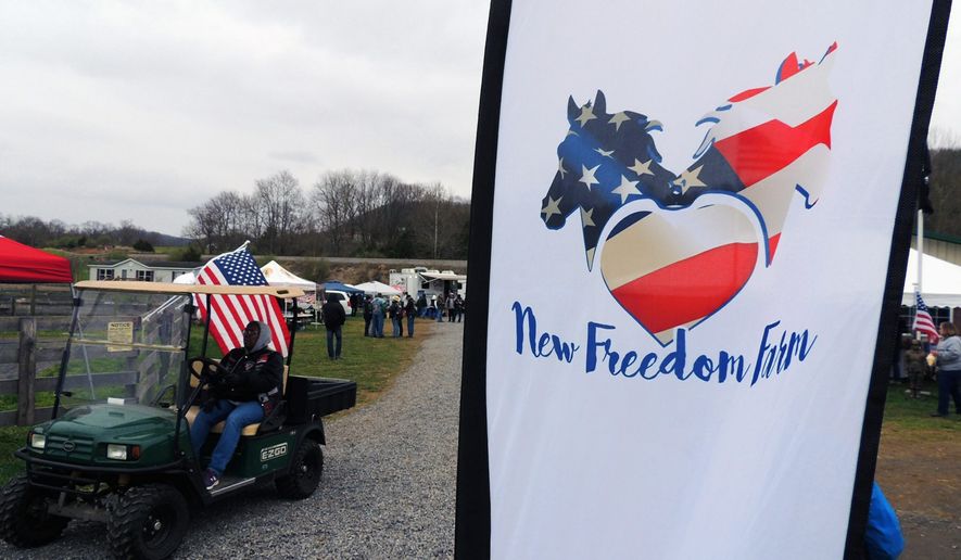 New Freedom Farm, opened in 2016 in Buchanan, Virginia, offers a &quot;safe place&quot; for veterans, especially those seeking camaraderie and relief from post-traumatic stress disorder and substance abuse. (Photo by Doug Wetzstein)