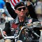 U.S. Army Sgt. Artie Muller, founder and national executive director of Rolling Thunder, Inc. (Photo by The Washington Times.)