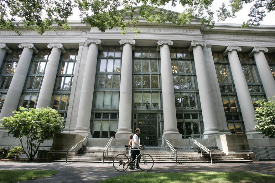 A recent editorial in the Harvard Crimson, the student publication of Harvard University, calls for more acceptance of conservative students. (Associated Press)