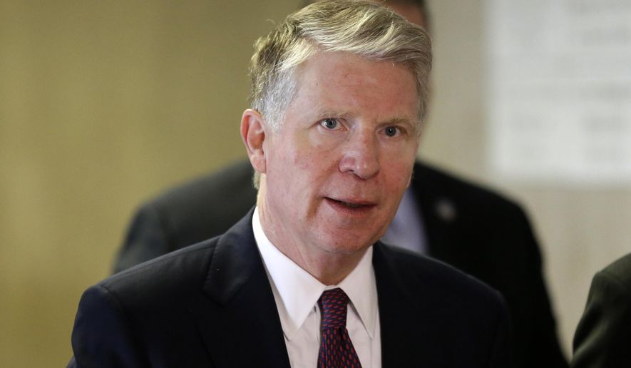 In this March 1, 2018, file photo, New York District Attorney Cyrus Vance arrives to the start of a trial in New York. (AP Photo/Seth Wenig, File)