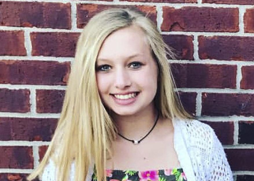This undated file photo provided by the Whistler family shows Ella Whistler. Whistler was shot in a classroom Friday, May 25, 2018, at Noblesville West Middle School in Noblesville, Ind., near Indianapolis. (Whistler family via AP, File)