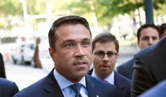 Former U.S. Rep. Michael Grimm has put behind him a checkered past to return to a rough and tumble brand of politics that made him a polarizing figure in New York&#39;s 11th Congressional district where he looks to unseat incumbent Rep. Dan Donovan. (Associated Press)