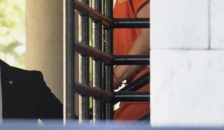 In this photo taken June 8, 2017, accused leaker Reality Winner leaves the U.S. District Courthouse in Augusta, Ga., following a bond hearing. Court records indicate Winner, charged with leaking U.S. secrets to a news outlet, has reached a deal with prosecutors. U.S. Department of Justice spokesman Ian Prior confirmed in an email Thursday, June 21, 2018, that former National Security Agency contractor Winner plans to plead guilty. (Michael Holahan/The Augusta Chronicle via AP)