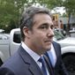 In this May 30, 2018, file photo, attorney Michael Cohen arrives to court in New York. (AP Photo/Seth Wenig, File)