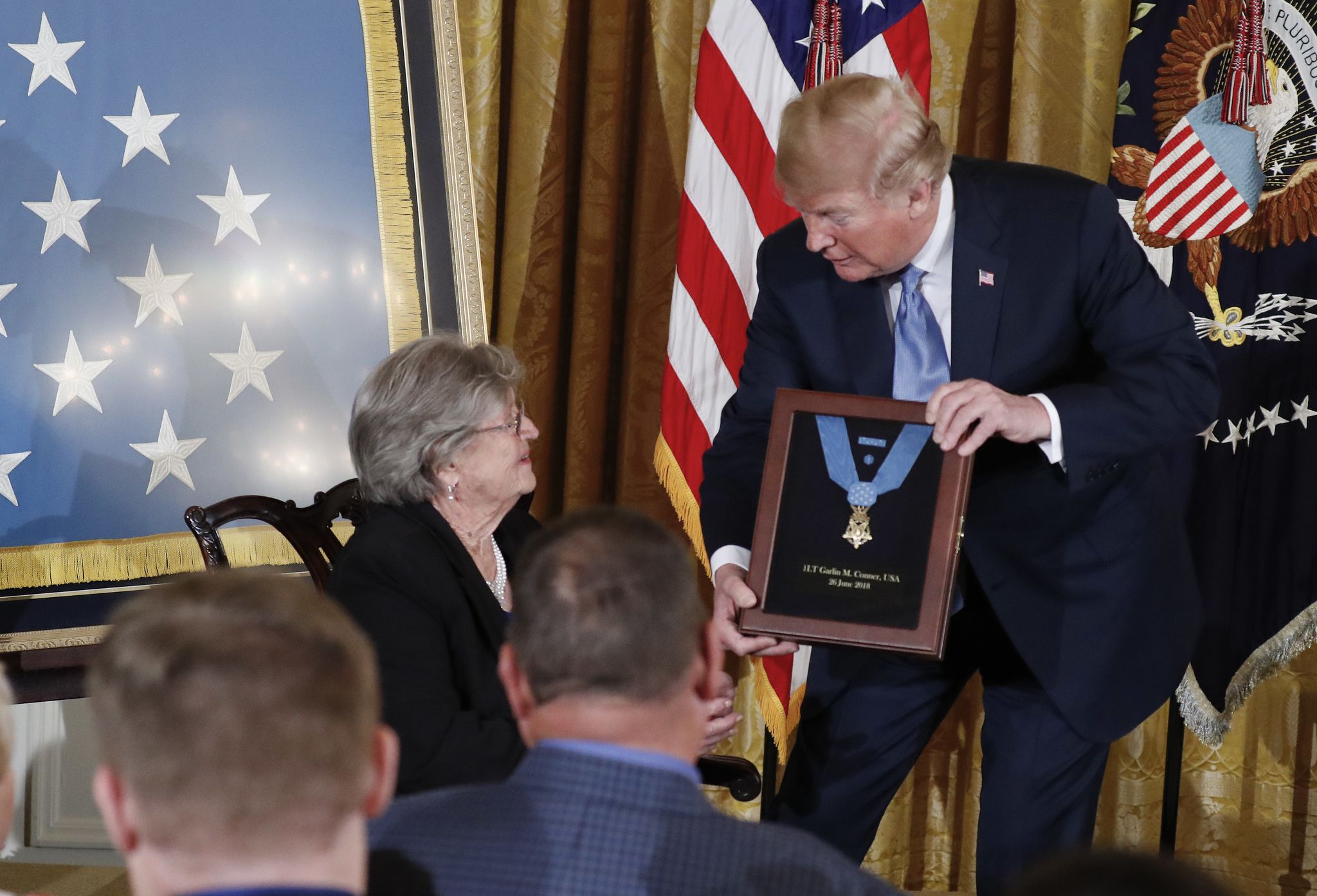 Donald Trump awards Medal of Honor posthumously to WWII hero