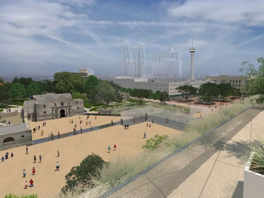 Photos courtesy of Alamo Master Plan Management Committee, San Antonio Texas