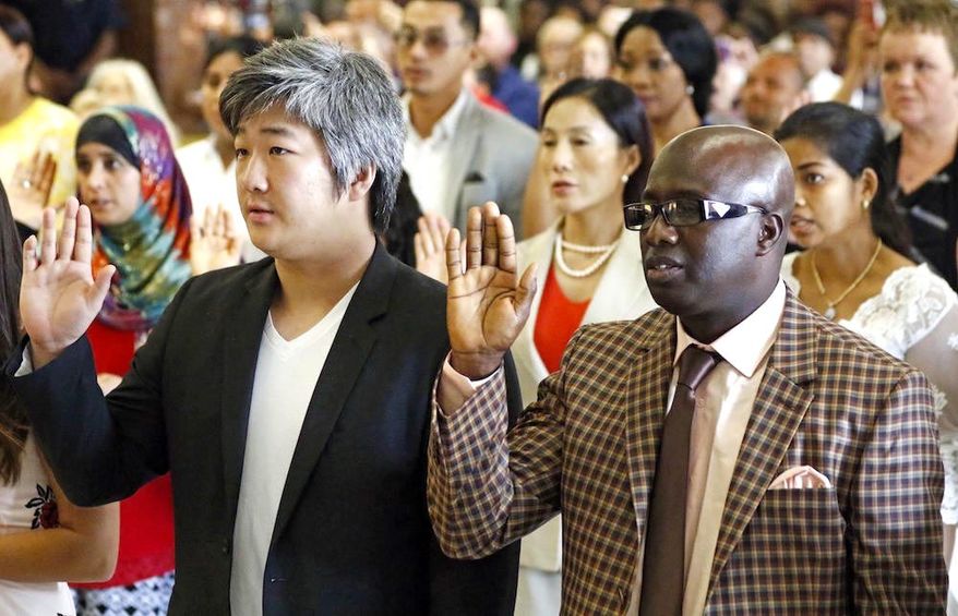 Critics complain about the U.S. immigration system. It is considered "lax," however, compared to the strict policies in other nations. (Associated Press)