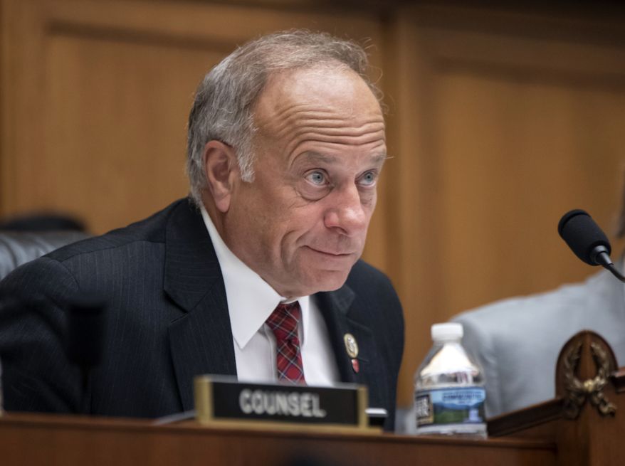 "This Congress was not elected to pass a sweeping amnesty," said Rep. Steve King, Iowa Republican. "Instead of wasting our time granting legal protections to admitted criminals, we should be addressing the border security agenda the American people want." (Associated Press)