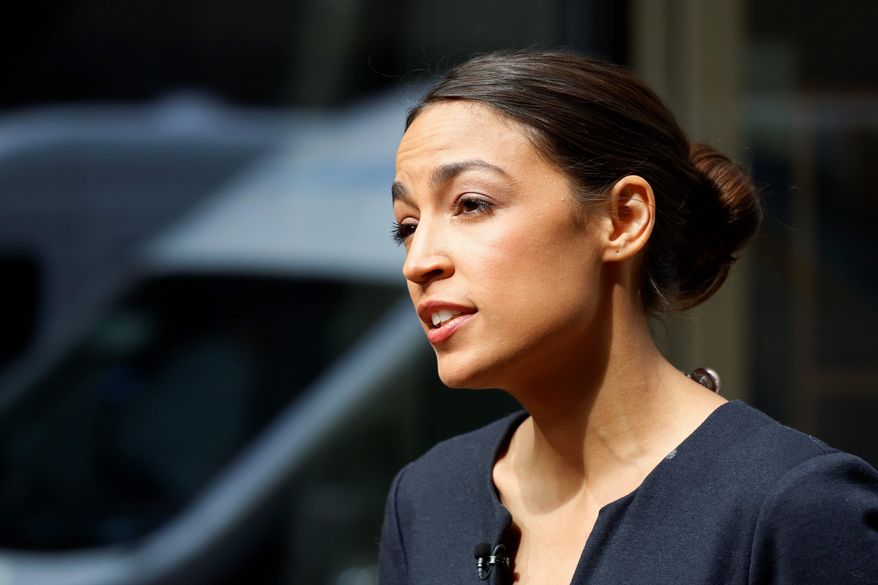 Alexandria Ocasio-Cortez is the winner of a Democratic congressional primary in New York. (Associated Press)