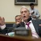 Rep. Trey Gowdy, R-S.C., questions Deputy Attorney General Rod Rosenstein and FBI Director Christopher Wray as they appear before a House Judiciary Committee hearing on Capitol Hill in Washington, Thursday, June 28, 2018, on Justice Department and FBI actions around the 2016 presidential election. (AP Photo/Andrew Harnik)