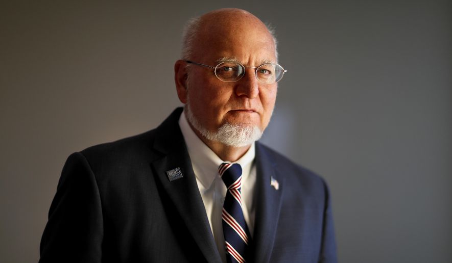 Dr. Robert Redfield Jr., director of the Centers for Disease Control and Prevention, is photographed at the agency&#39;s headquarters in Atlanta, Thursday, June 28, 2018. Once known for condemning condoms and clean needles, the new chief of the nation&#39;s top public health agency pledges to use all tool to end AIDS and prevent disease. Redfield spoke of his views and goals for the CDC in a rare interview this week. (AP Photo/David Goldman)
