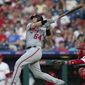 Washington Nationals&#39; Spencer Kieboom (64) in action during a baseball game against the Philadelphia Phillies, Friday, June 29, 2018, in Philadelphia. (AP Photo/Laurence Kesterson)