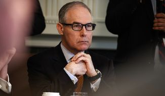 President Trump dropped the boom on Environmental Protection Agency Administrator Scott Pruitt last week. (Associated Press/File)