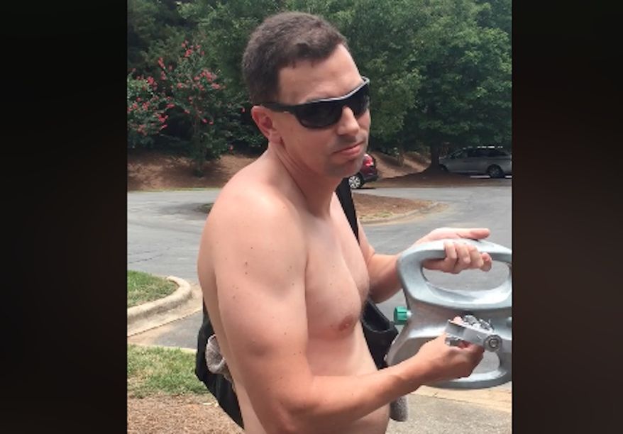 A white man who called the police on a black woman for refusing to hand over her ID at a private community pool in North Carolina is now out of a job after a video of the incident went viral. (Facebook/@Jasmine Edwards)