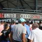 Fans of Major League Soccer club D.C. United enter Audi Field, the club&#x27;s new stadium in Washington, D.C., at its ribbon-cutting ceremony on Monday, July 9, 2018. (Photo by Adam Zielonka / The Washington Times)