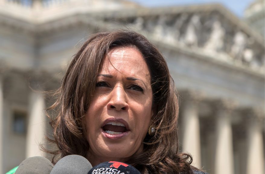 &quot;The decision that one person makes on that court can have ramifications for the future of this country,&quot; said Sen. Kamala Harris, of California. (Associated Press)